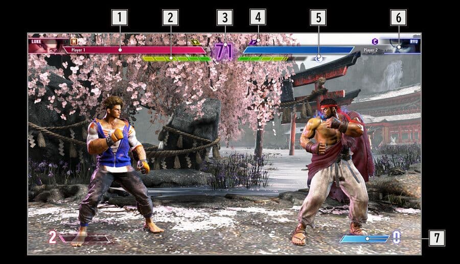 Street Fighter 6 Battle HUD overview