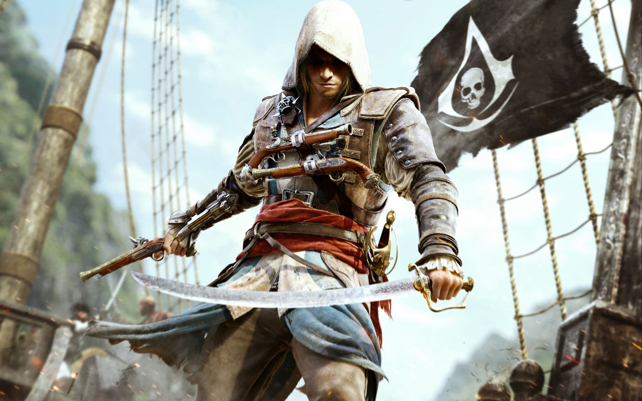 Bilibili walkthrough: Assassin's Creed IV 100% sync route artwork