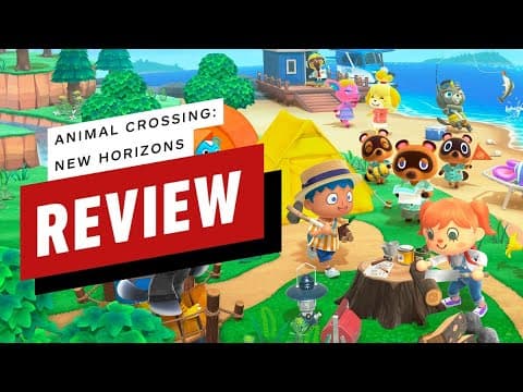 IGN video review: Animal Crossing New Horizons artwork